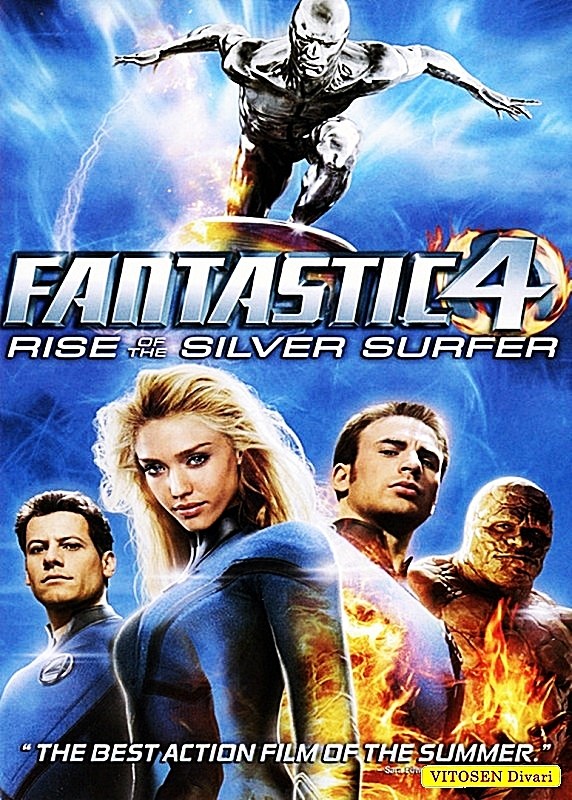 Fantastic 4  / Fantastic 4 Hopeasurfari, ruotsalainen kansi